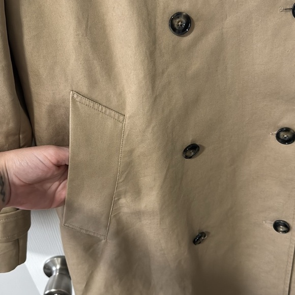 Mango Tan Trench Coat with Classic Design - Picture 4 of 6